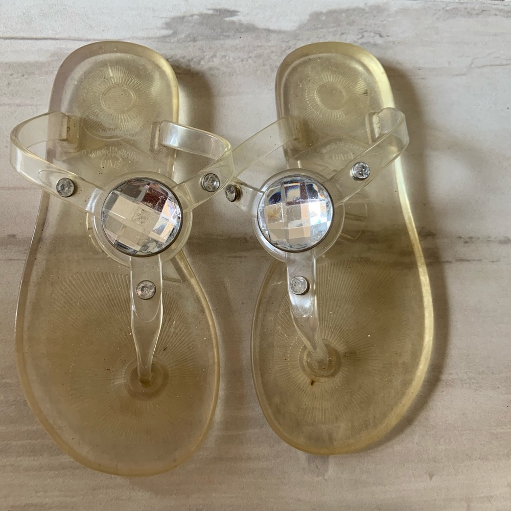Jewelled flip flops